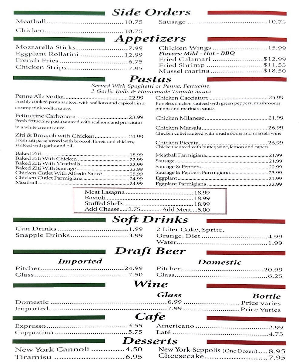Fuoco e Farina Restaurante Menu - Image 2