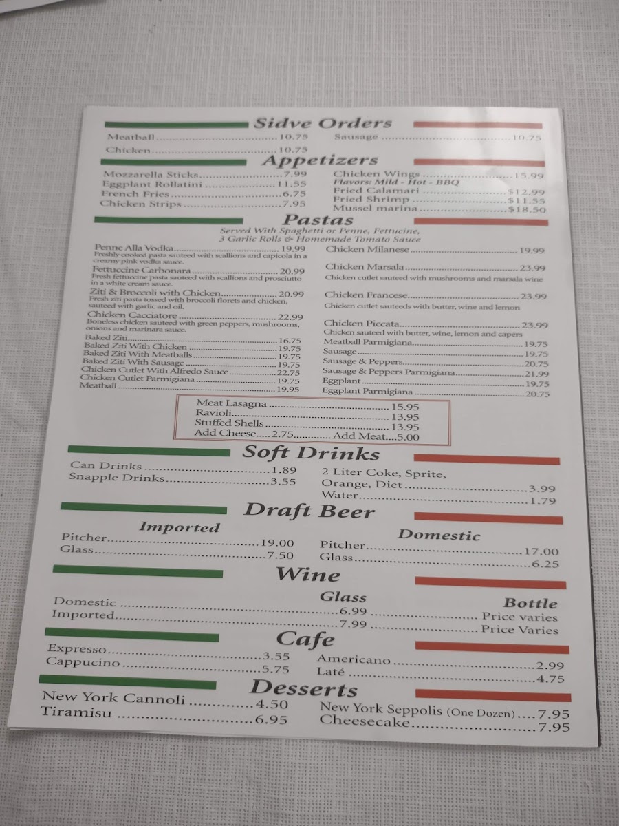 Fuoco e Farina Restaurante Menu - Image 6